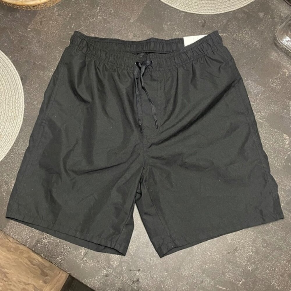 🆕 Mens Old Navy Black Swim Trunks - Size S